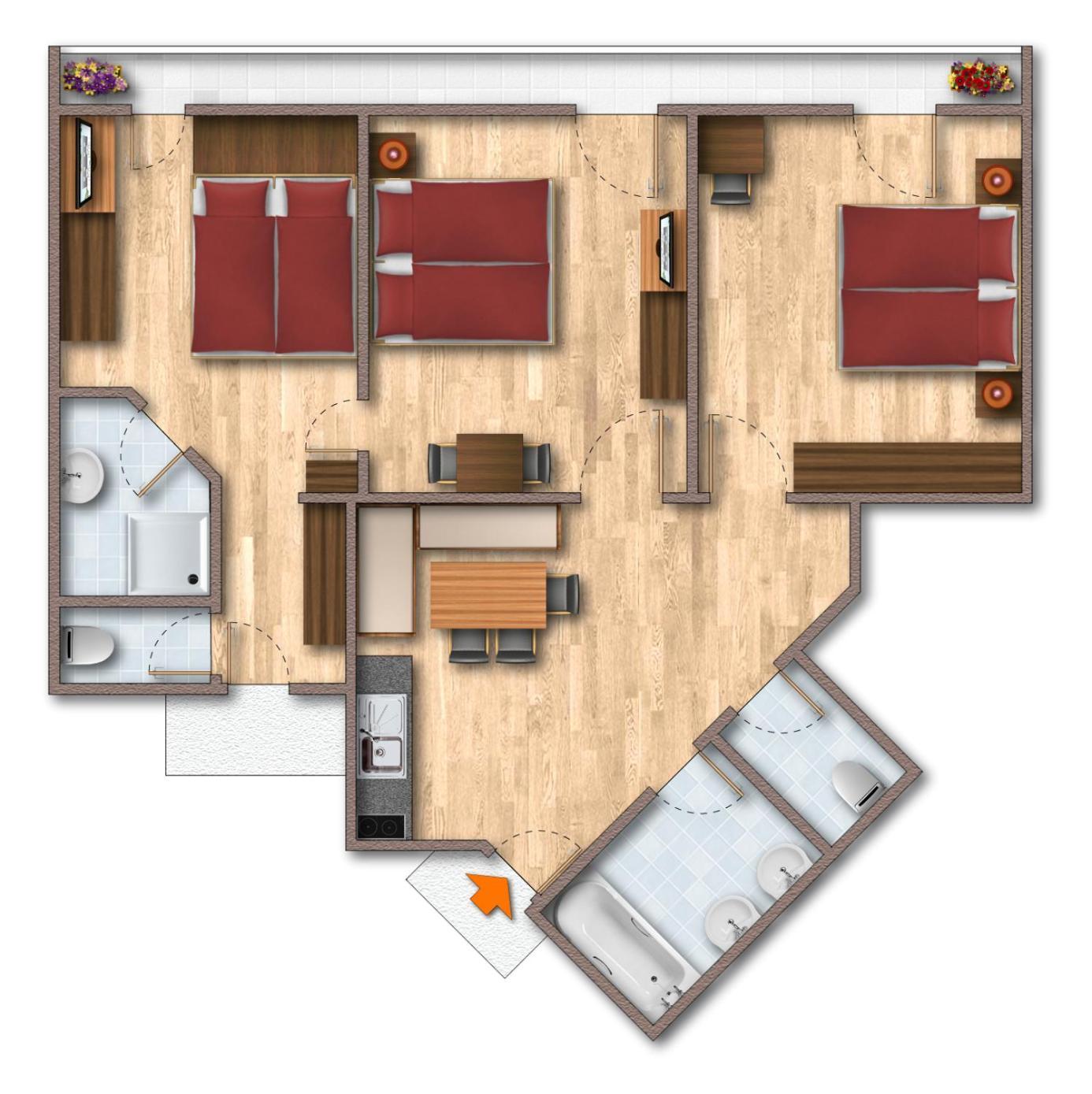Hotel-Appartement Ferienhof Gerlos Dış mekan fotoğraf